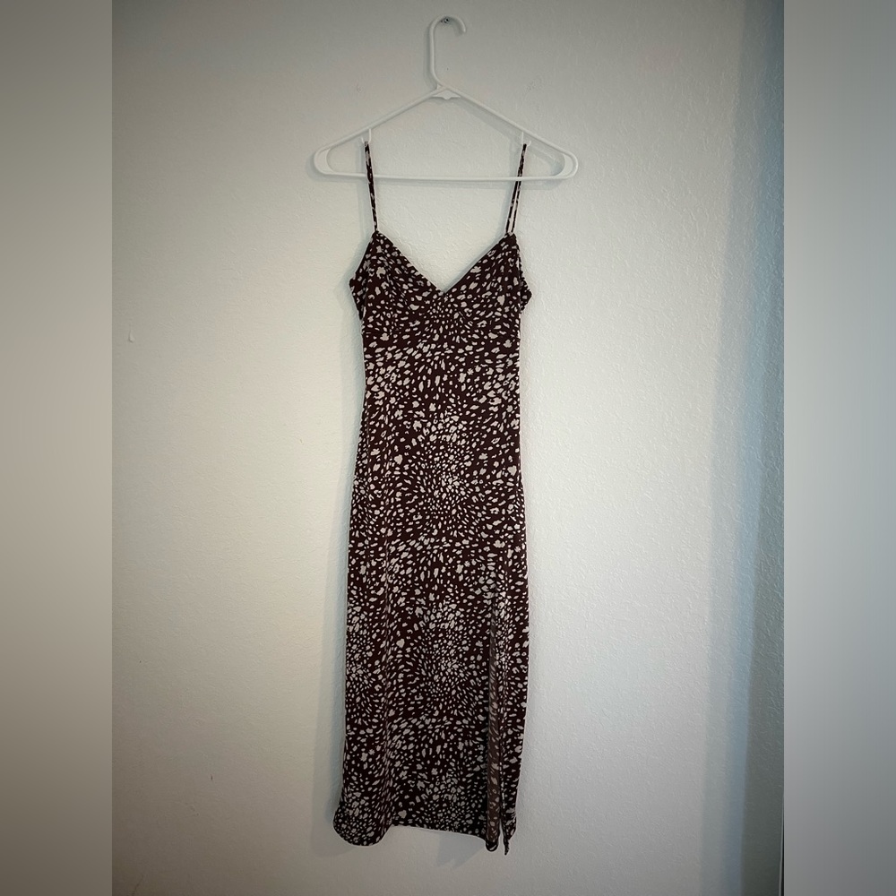 Midi high slit dress